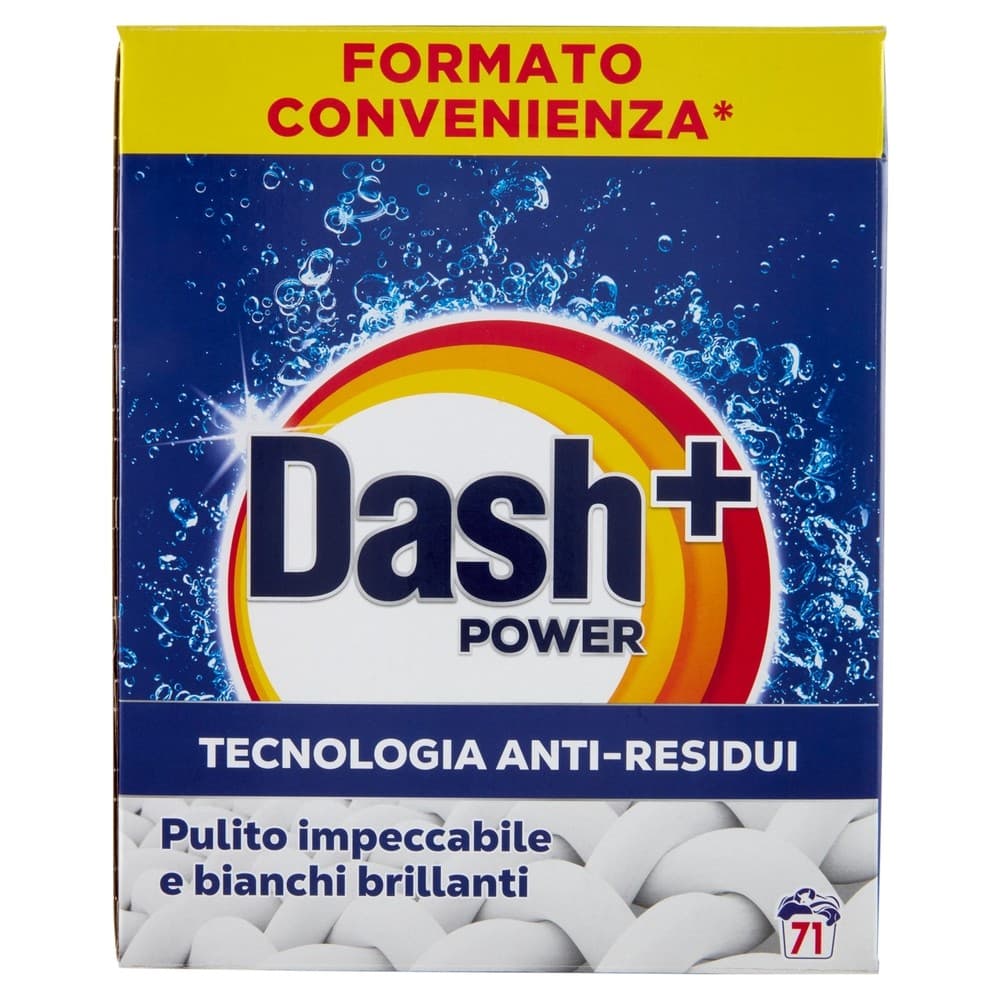 Detersivo Dash polvere, 71 lavaggi – Il Gigante