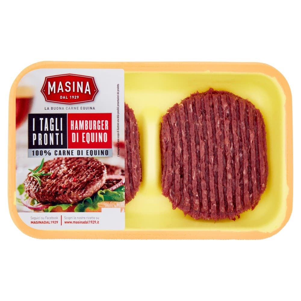 Hamburger o Fettine scelte di equino, 200 g / 300 g – Iper La grande i