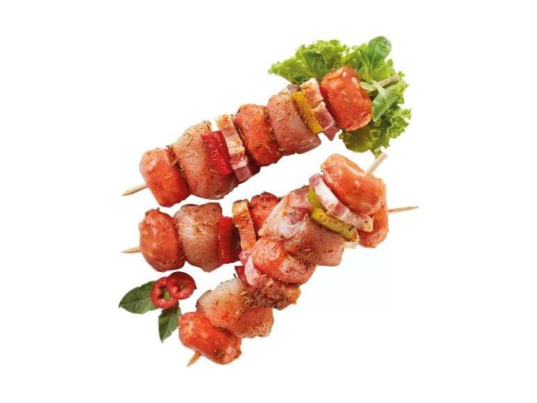 Spiedini piccanti di pollo e suino, 500 g – Lidl