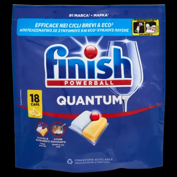 Finish Tabs Quantum Conf. 18 caps 187 g in offerta da Carrefour