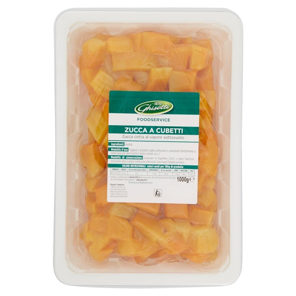 Zucca cotta a cubetti, 1 kg – Iper La grande i