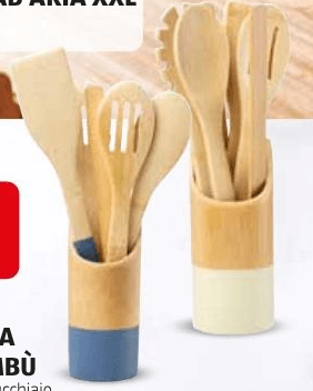 Set utensili da cucina in bambù Crofton – ALDI