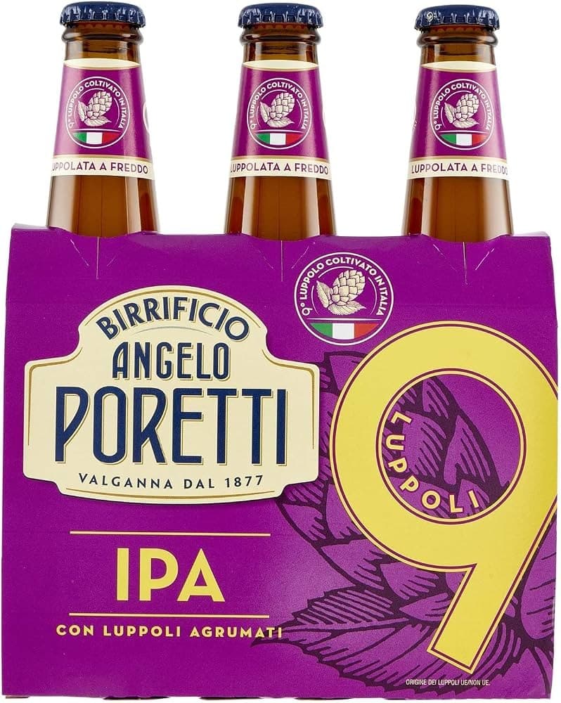 Angelo Poretti 9 Luppoli IPA, 3 pezzi x 330 ml (990 ml total) – Carrefour