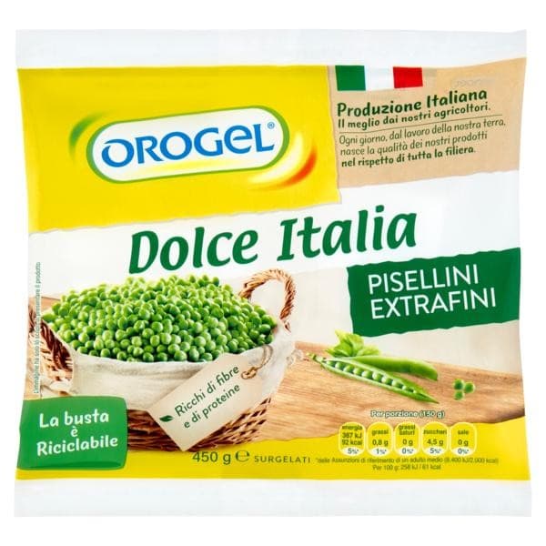 Piselli extrafini Orogel, 450 g – Carrefour