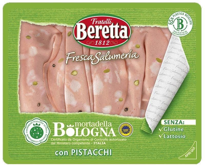 Mortadella Bologna IGP con Pistacchio Bonomia Fratelli Beretta, al kg – Bennet