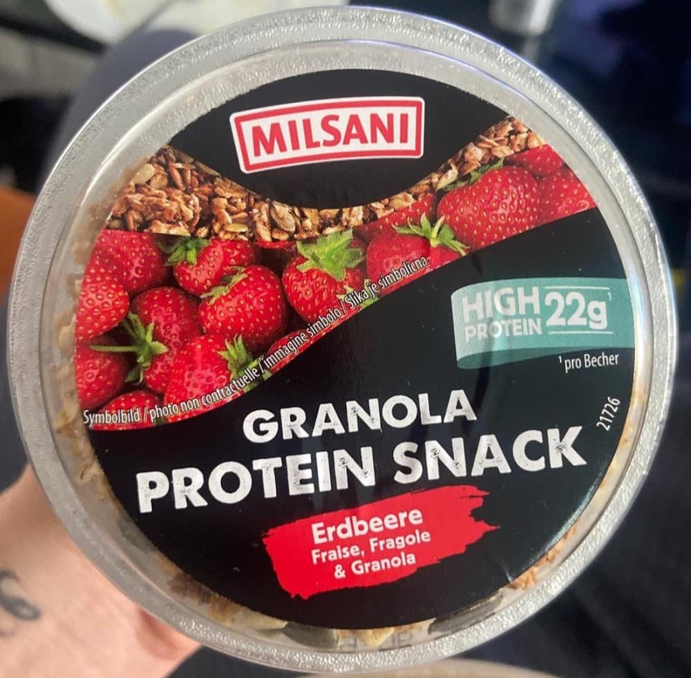 Milsani granola protein snack, 185 g – ALDI