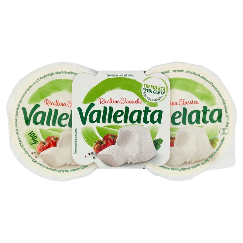 Ricottine fresche Vallelata, 100 g x 2 – Panorama