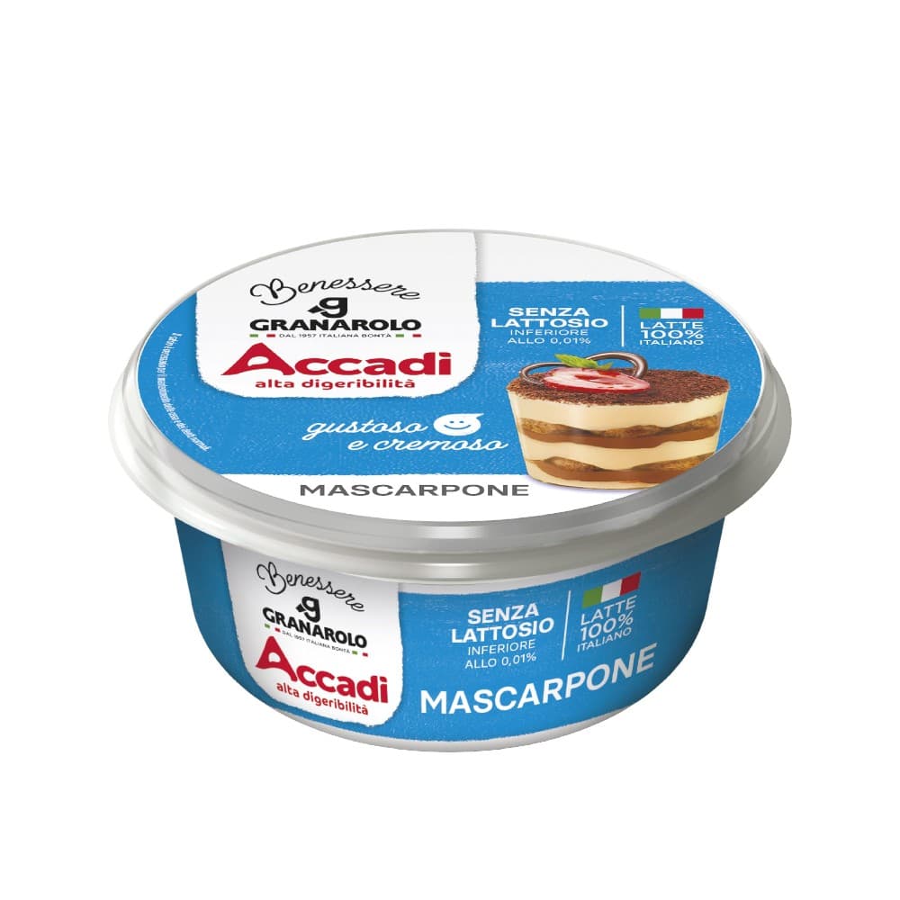 Mascarpone senza lattosio, 250 g Accadi – Iper La grande i