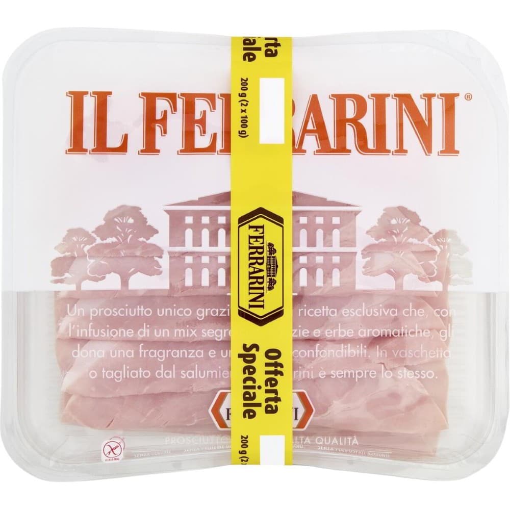 Prosciutto Cotto di Alta Qualità Ferrarini, 100 g x2 – Iper La grande i