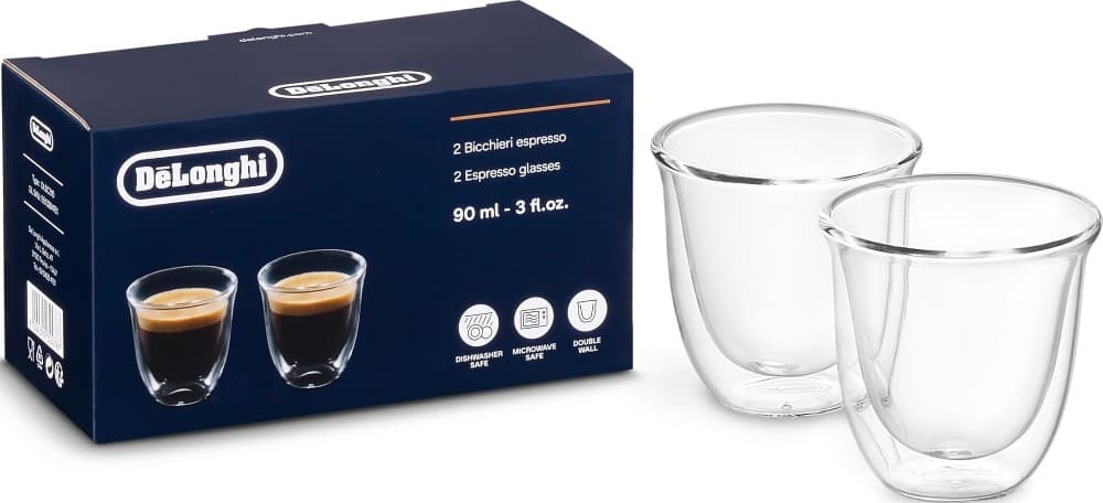 Set bicchieri DeLonghi DLSC310 90 ml in offerta da Euronics