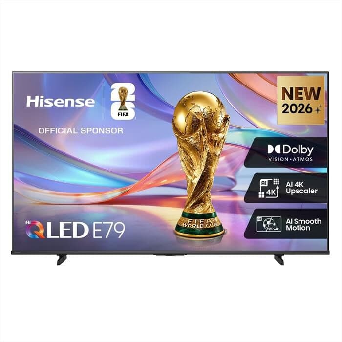 Hisense Smart TV QLED 4K 75E79S 75" in offerta da Euronics