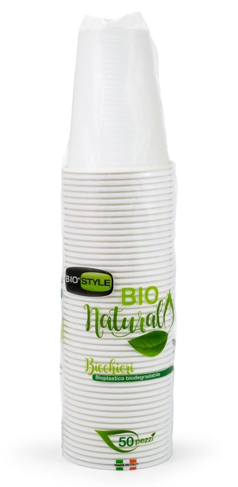 Giostyle bicchieri bioplastica 50 pezzi in offerta da Risparmio Casa