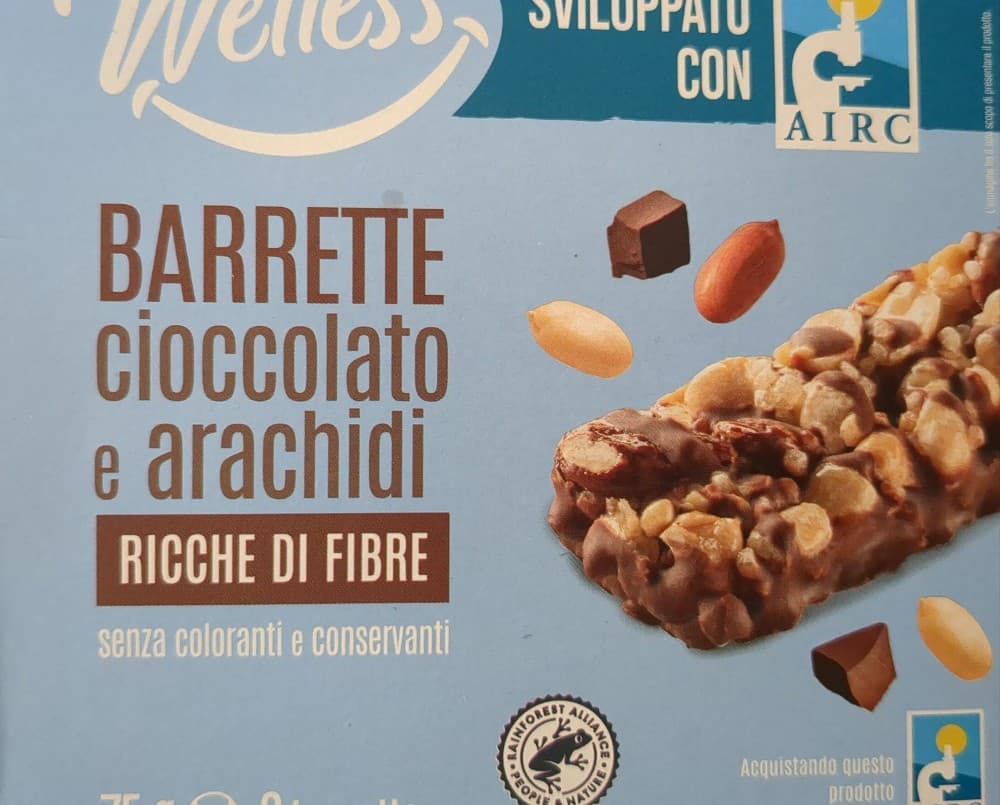 Barrette cioccolato e arachidi, arachidi e semi di zucca conf. da 3 x 25 g = 75 g Wellness in offerta da Penny