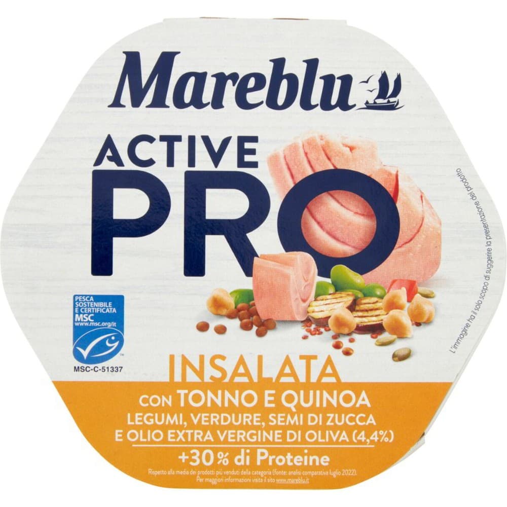 Mareblu insalata con tonno Active Pro, 220 g – Iper La grande i