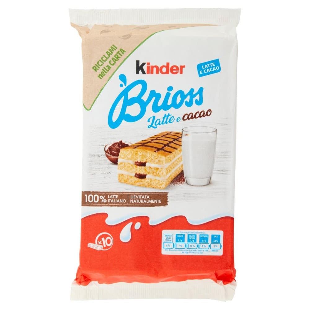 Kinder Brioss latte e cacao, 280 g – ALDI