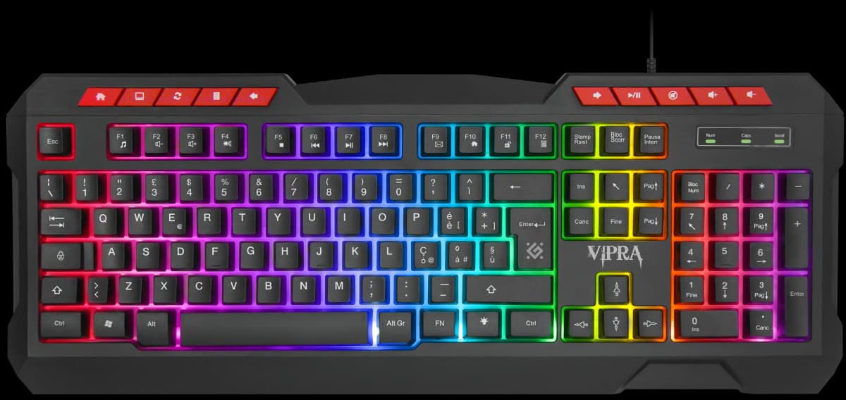 Tastiera gaming Defender GK-586 in offerta da Il Gigante