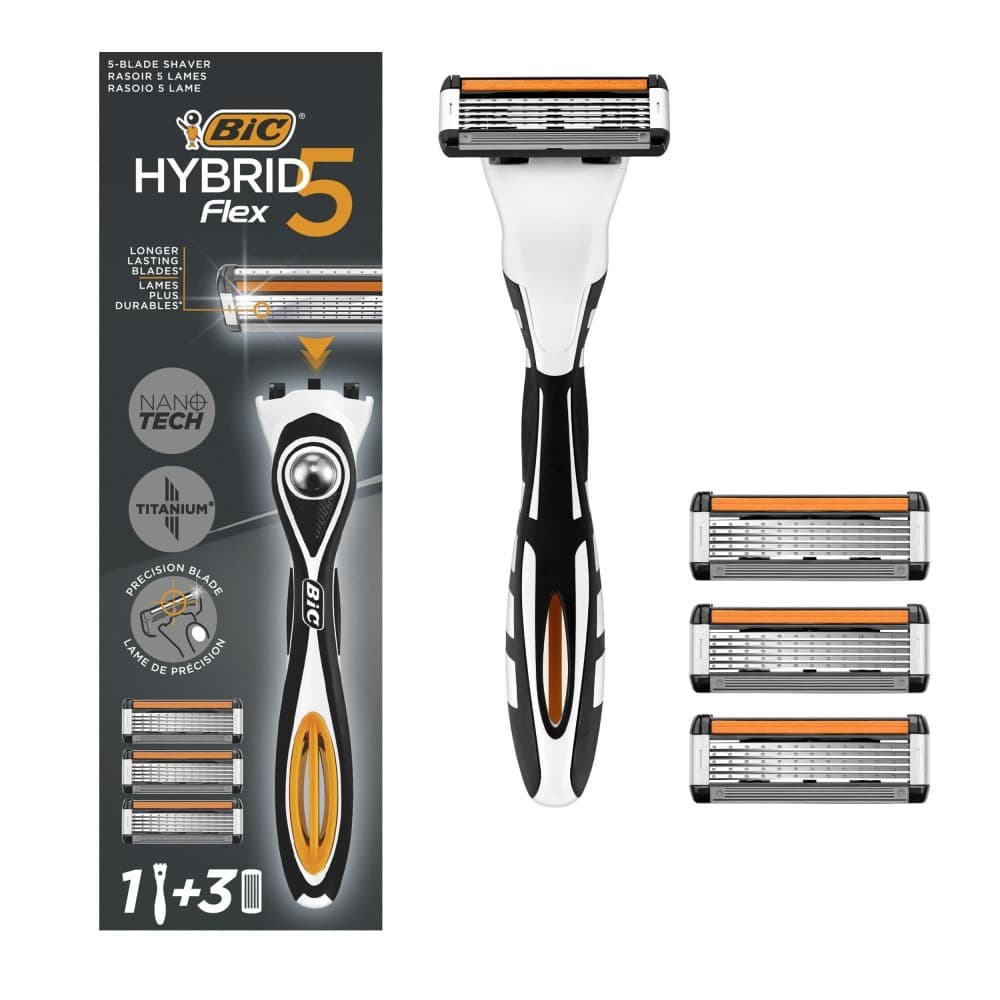 Bic Hybrid Flex 5 rasoio e ricariche – Tigota
