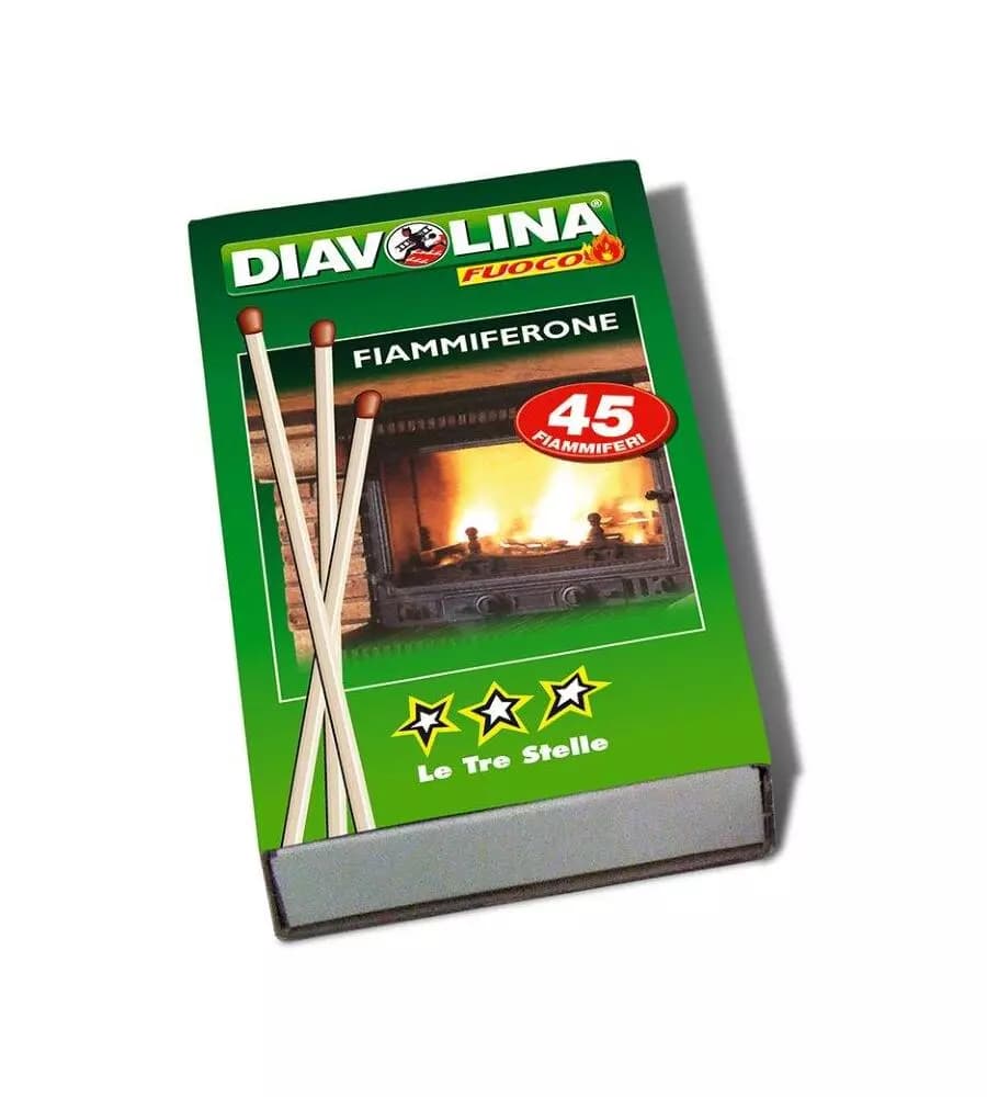 Fiammiferoni 45 pezzi Diavolina in offerta da Bennet