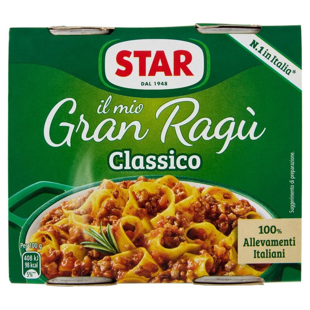 Gran Ragù, 180x2 g Star – MD