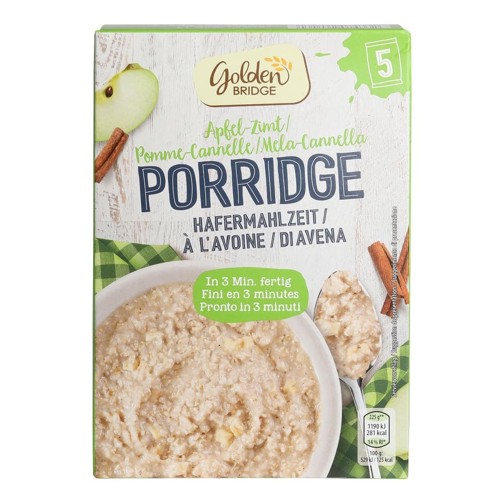Porridge, 325 g Golden Bridge – ALDI