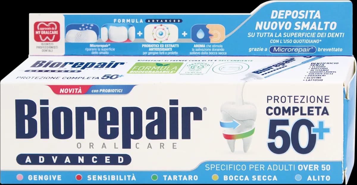 Dentifricio Protezione Completa 50+, 75 ml Biorepair – Esselunga