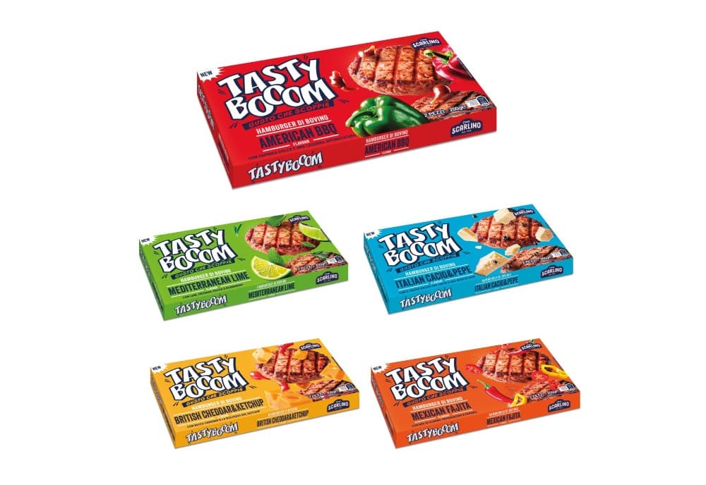 Tasty Boom hamburger di bovino aromatizzati 200 g in offerta da Carrefour