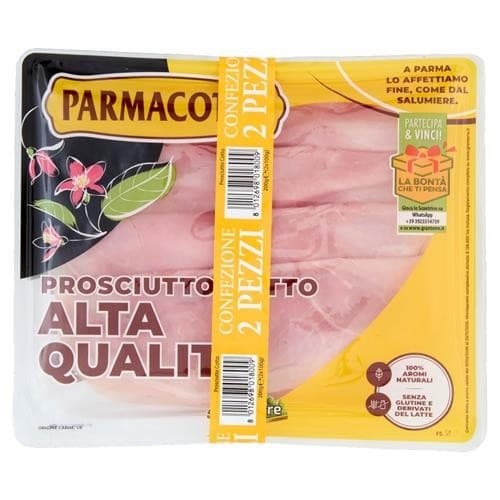 Parmacotto prosciutto cotto di alta qualità, 2x100 g – Esselunga