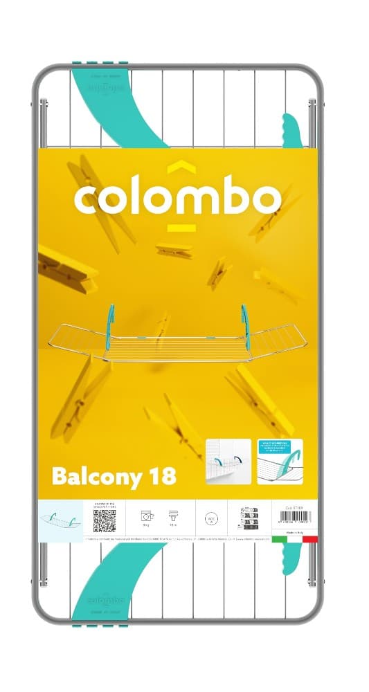 Stendibiancheria Diciotto colorato Colombo 18m di stesa in offerta da Bennet