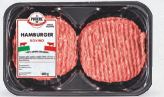 Hamburger di bovino 400 g Il Podere in offerta da ALDI