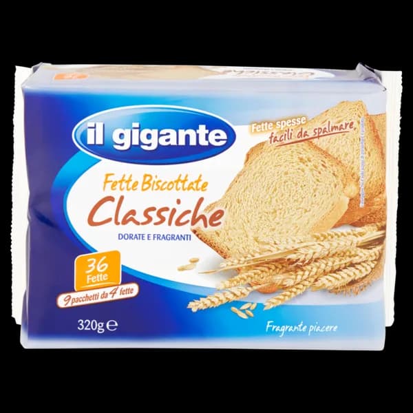 il gigante Fette Biscottate Classiche, 320 g – Il Gigante