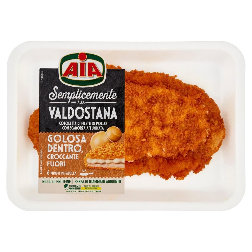 Cotoletta Valdostana, Cordon Bleu di tacchino o Cotoletta di pollo Milanese AIA 200 g / 280 g in offerta da Iper La grande i