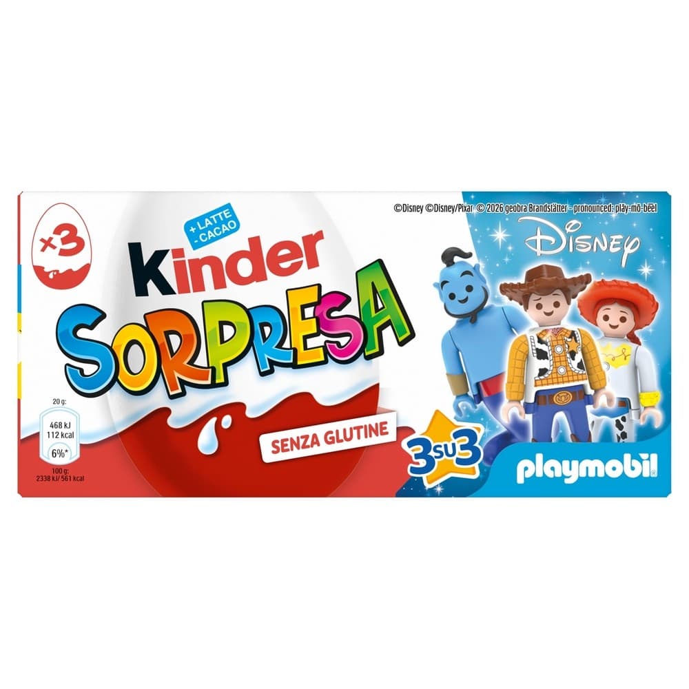 Kinder Sorpresa, 3 x 20 g – ALDI