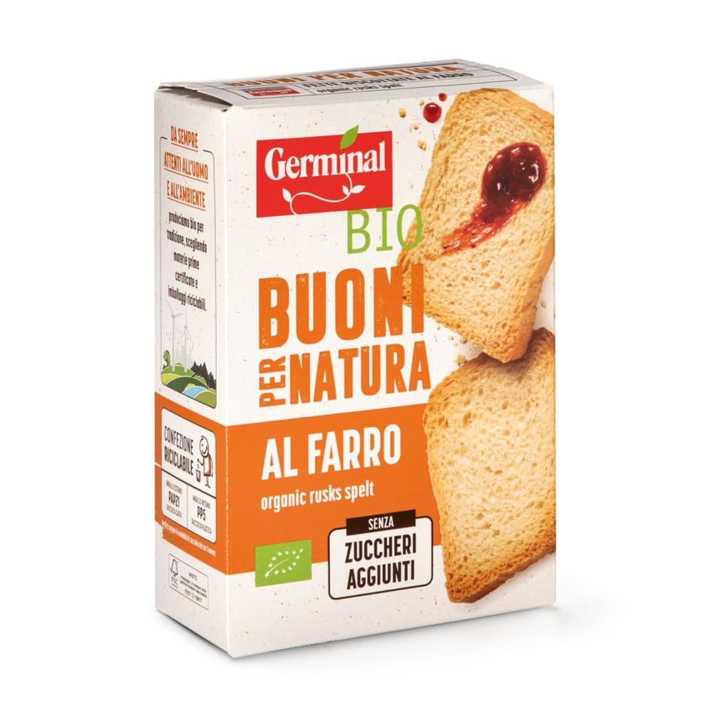 Germinal Bio fette biscottate al farro, 200g – Dm