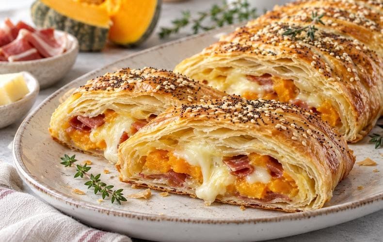 Strudel con zucca, speck ed edamer Produzione Iper – Iper La grande i
