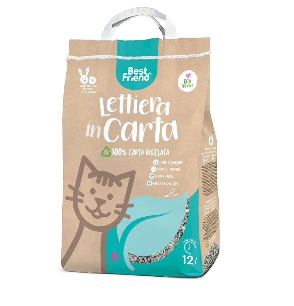 Best Friend lettiera in carta 100% riciclata 12 l in offerta da Iper La grande i
