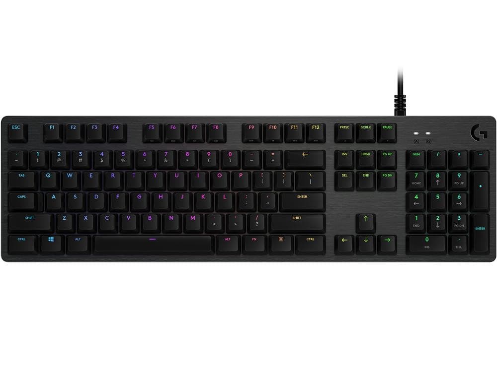 Logitech tastiera gaming Carbon Lightsync G512 – Comet