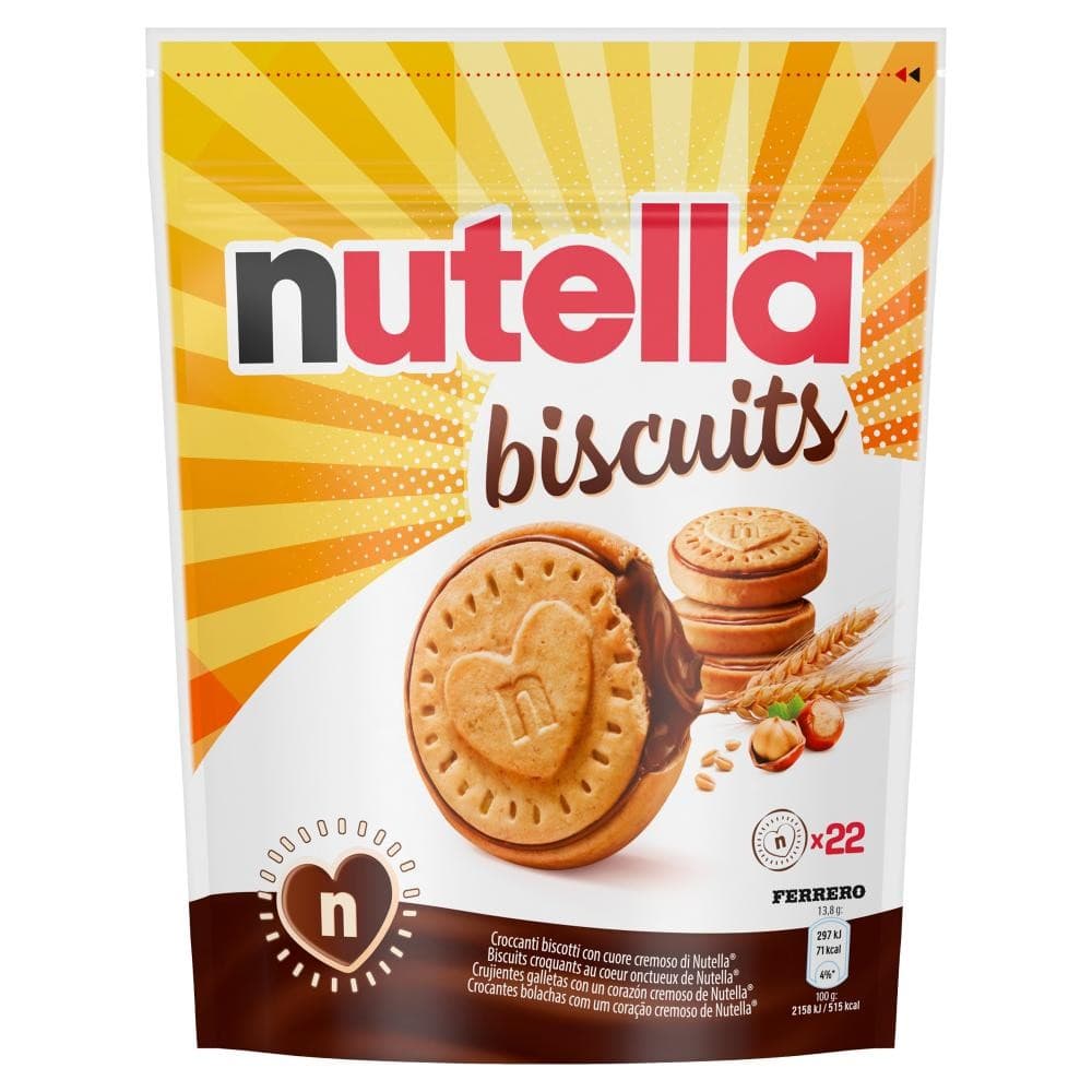 Biscotti Nutella Biscuits, 304 g – Bennet