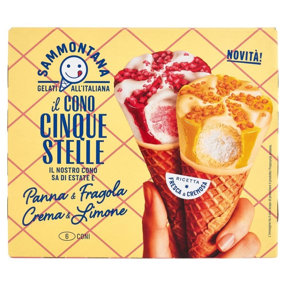 Sammontana Cono Cinque Stelle 360 g in offerta da Carrefour