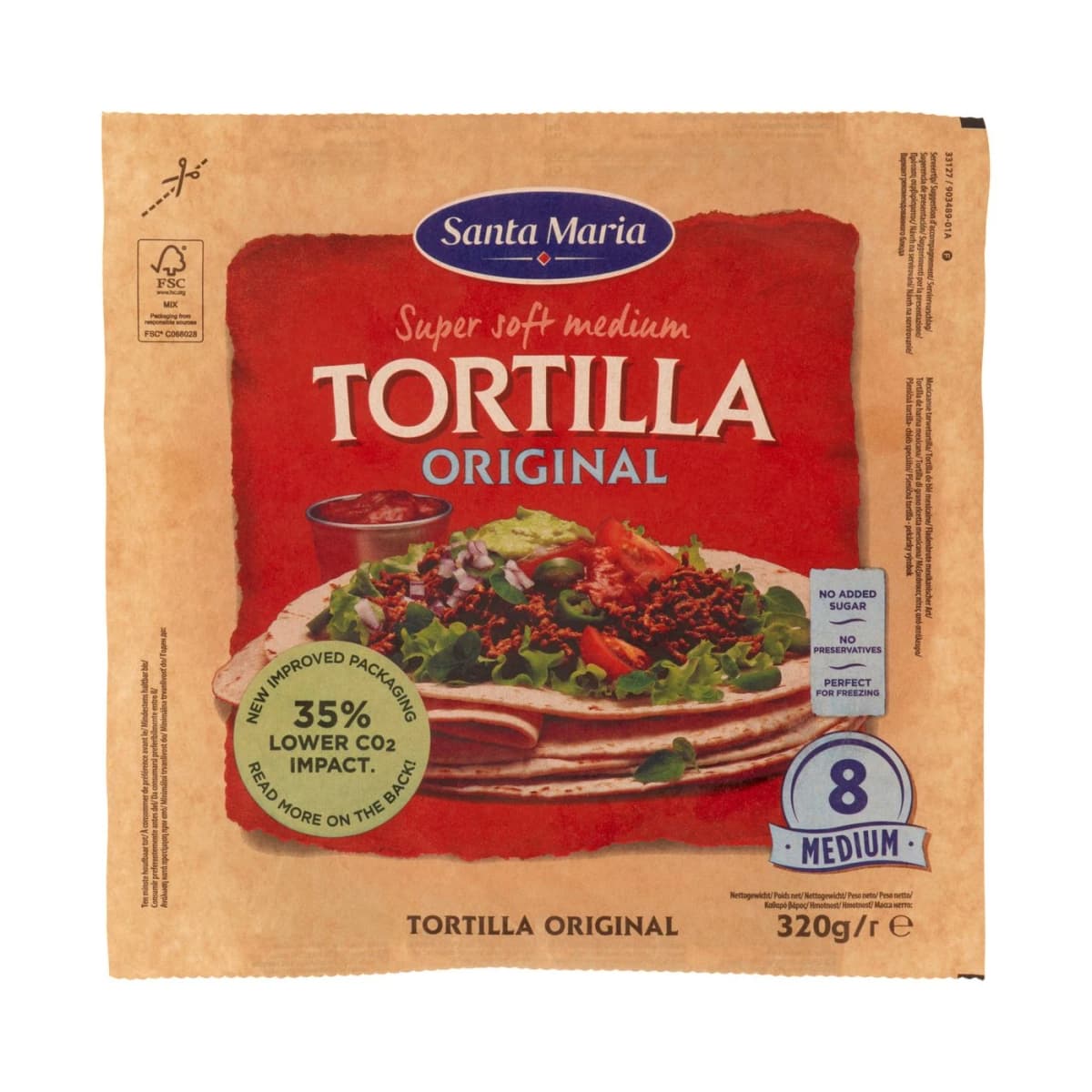 Santa Maria Tortilla Fresche Original, 320 g – Il Gigante