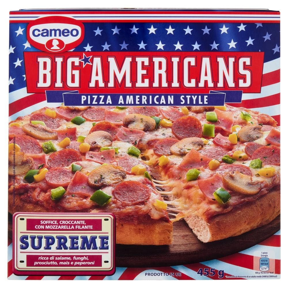 Cameo Pizza Big Americans Supreme, 455 g – Lidl