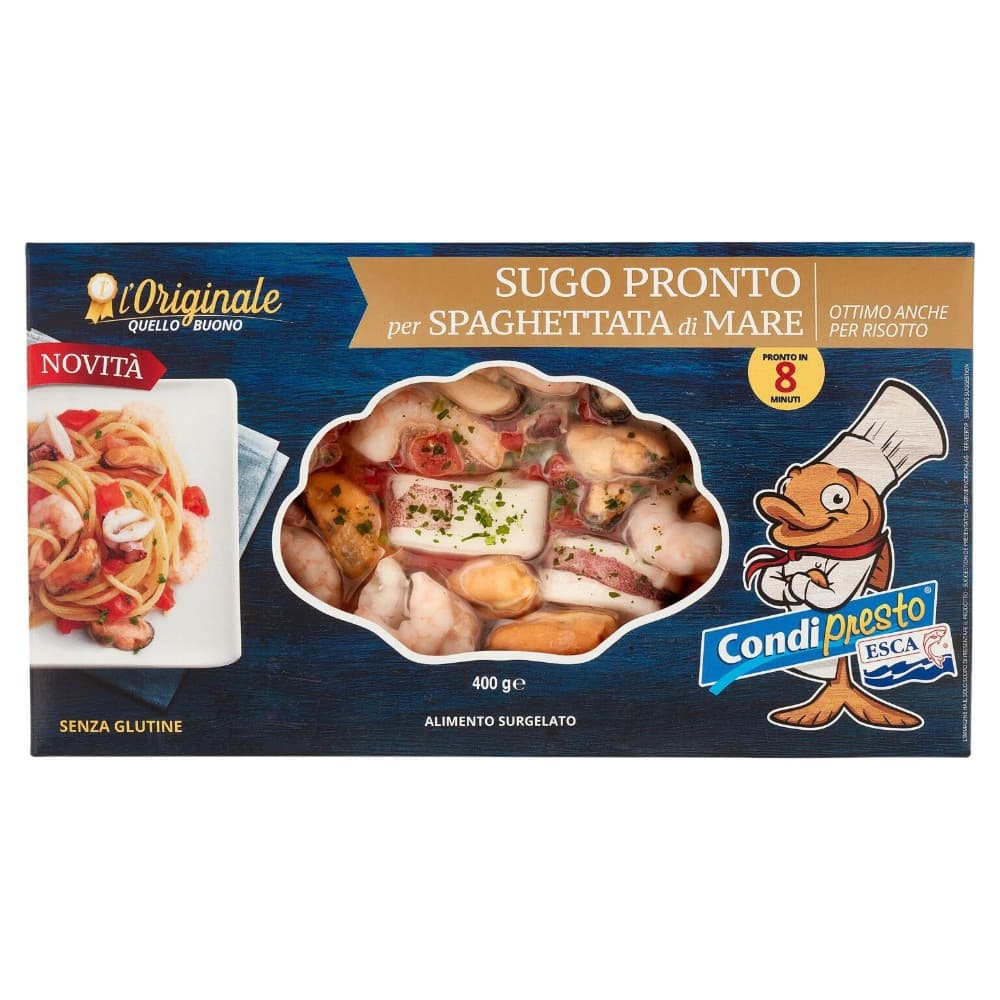 Sugo surgelato spaghettata di mare, 400 g ESCA – Bennet