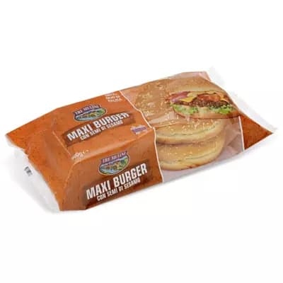Tre Mulini maxi burger con semi di sesamo, 4 pz, 300 g – Eurospin