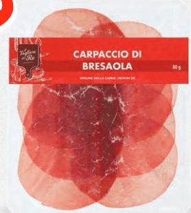 Il Tagliere del Re carpaccio di bresaola 80 g in offerta da ALDI