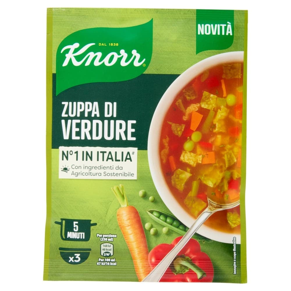 Linea Minestre, zuppe e creme gusti assortiti, da 40 g a 182 g Knorr – Iper La grande i