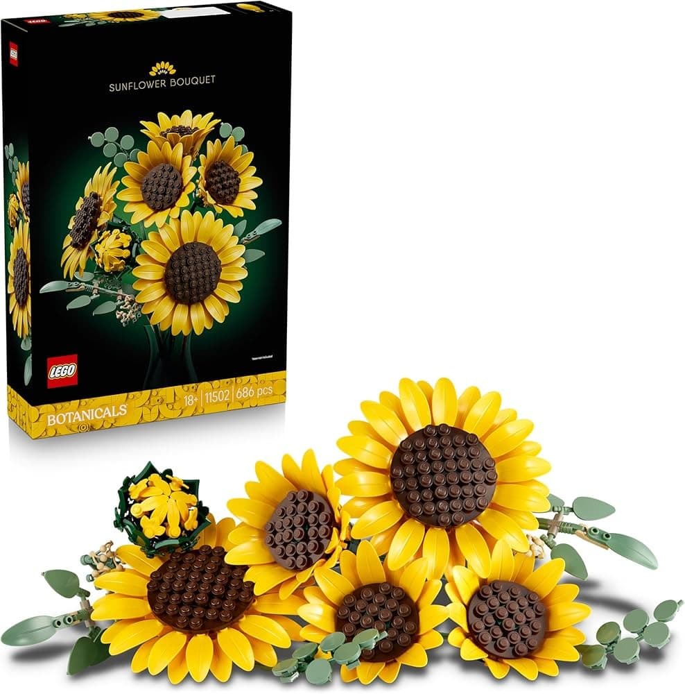 Bouquet di girasoli 11502 LEGO Botanicals, 686 pezzi – Esselunga