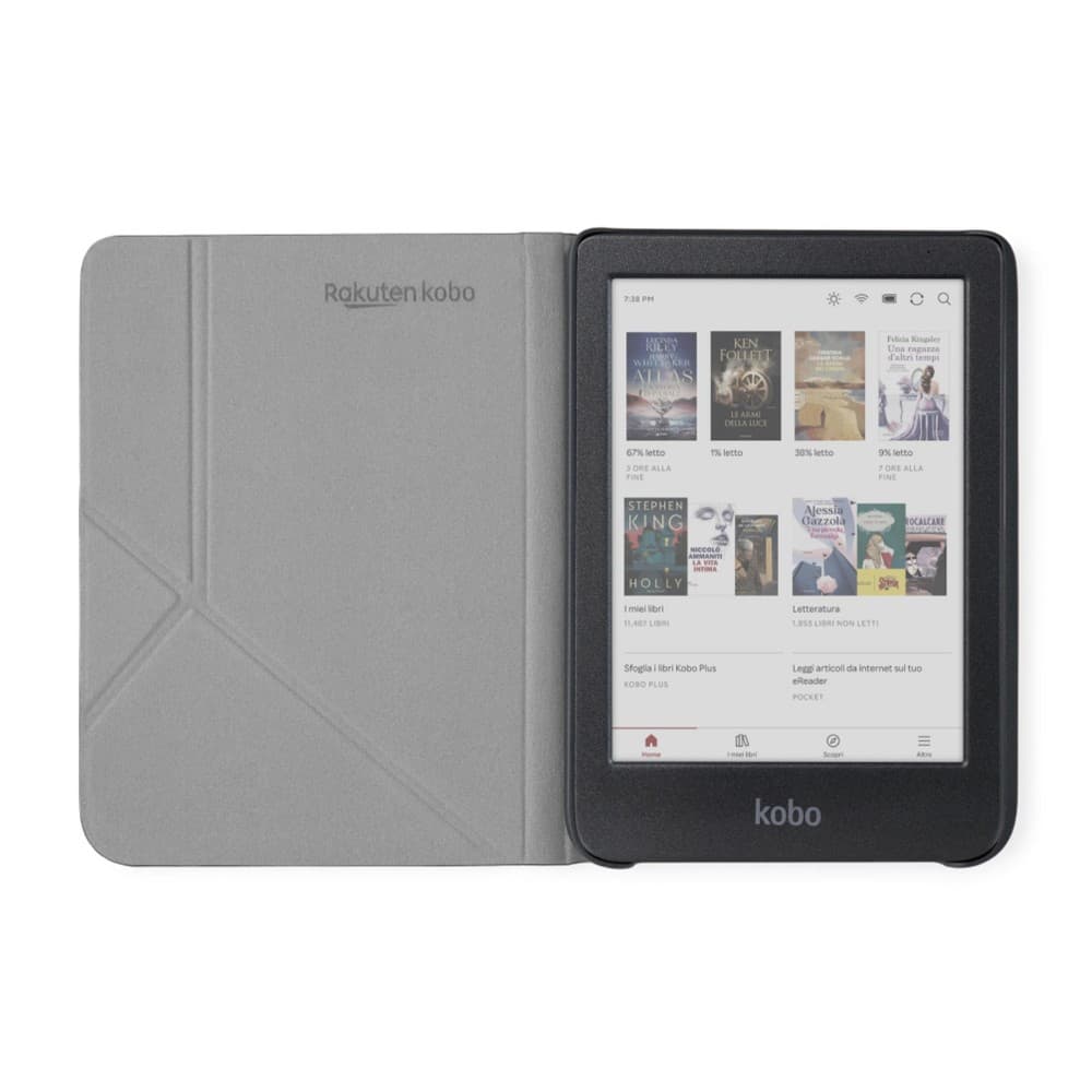 Custodia a libro N365-AC-BK-E-PU Kobo in offerta da Comet