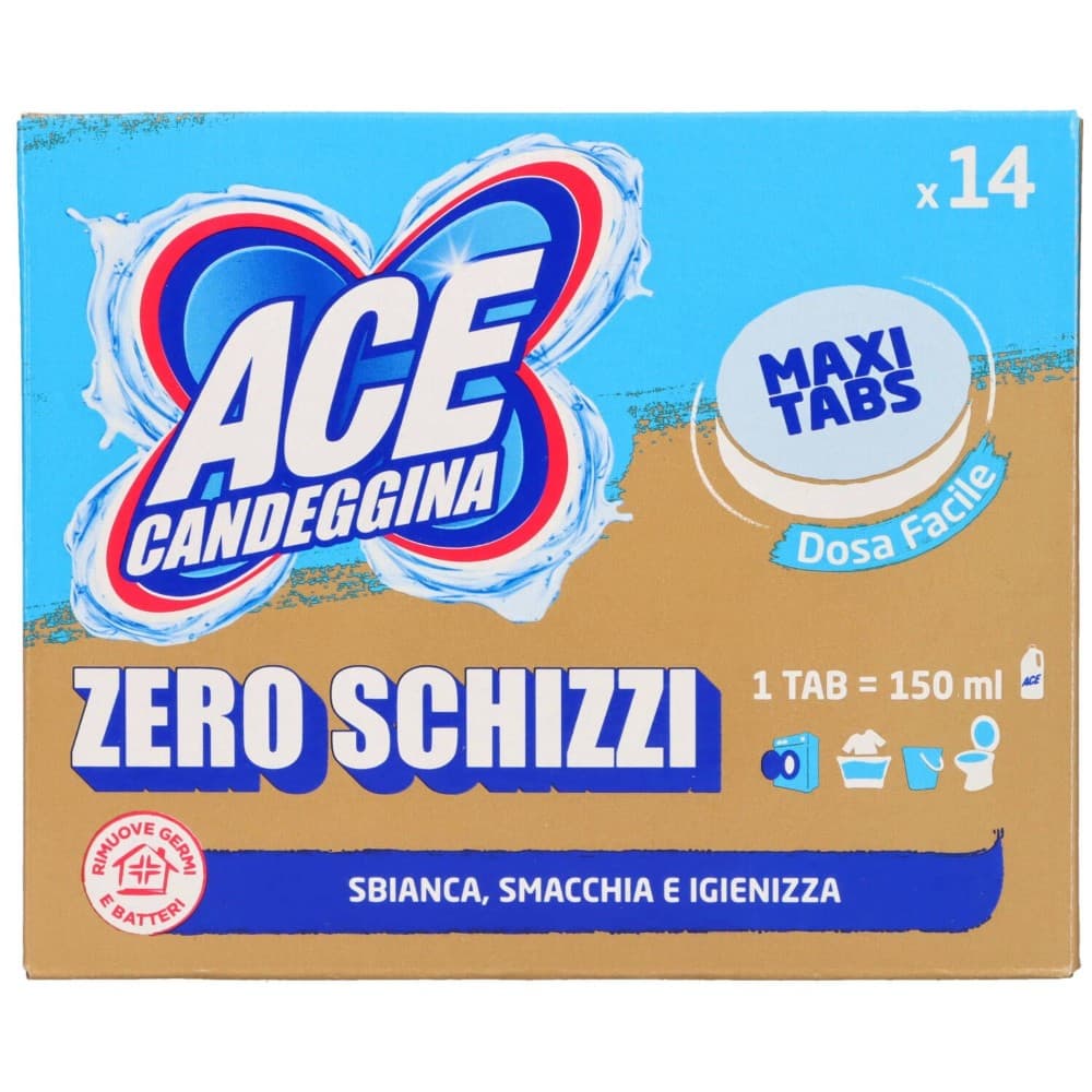 Tabs candeggina Ace, 14 pezzi o 18 pezzi – Esselunga