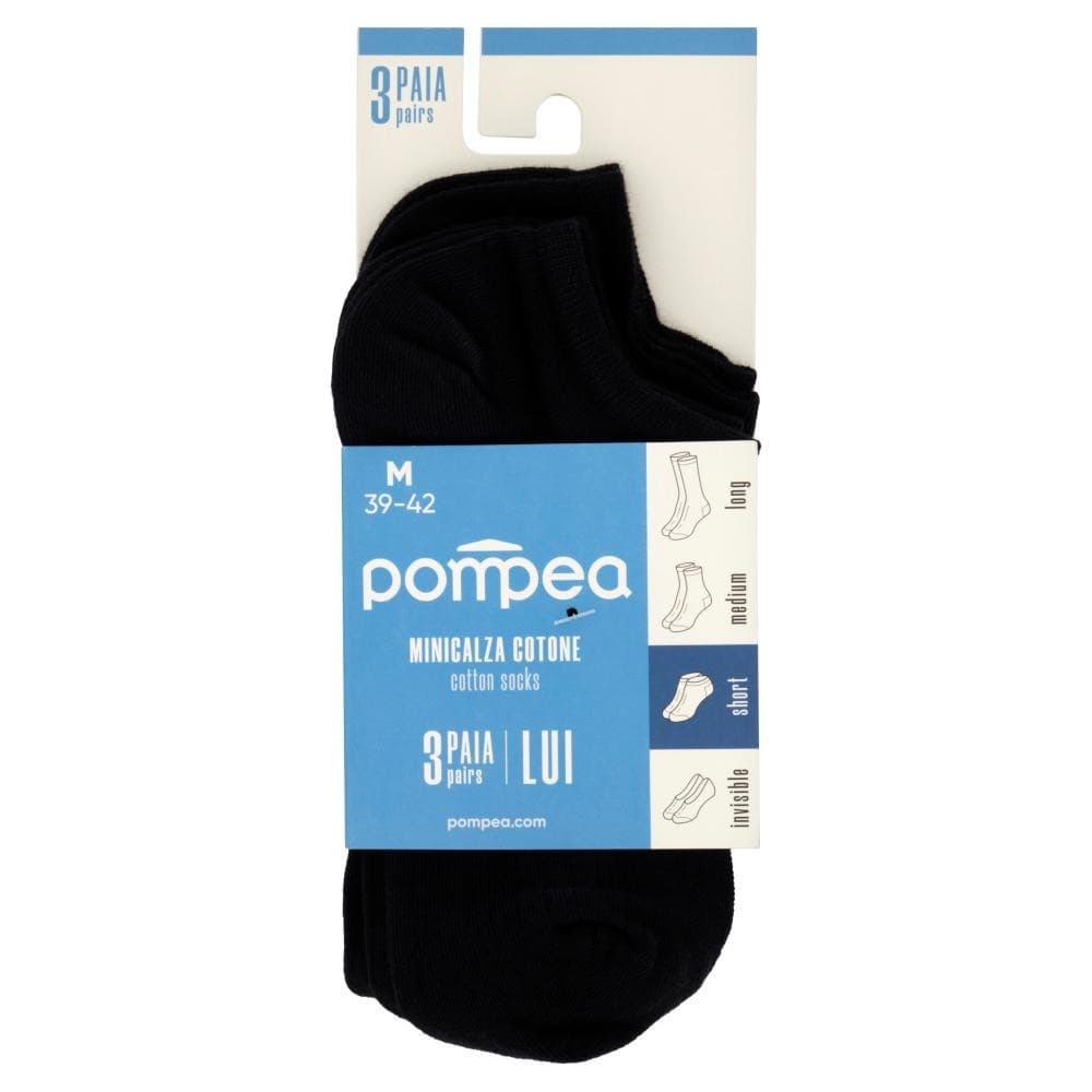 Minicalza in cotone Pompea, 3 paia – Penny