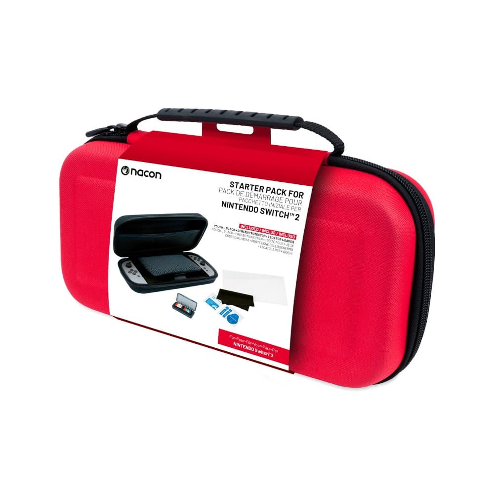 Nacon kit custodia, vetro, case giochi Switch 2 New Pack 5 Red – Expert