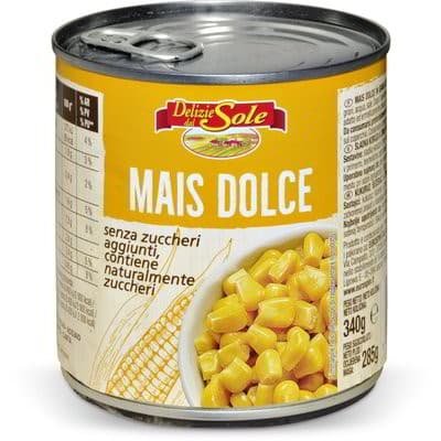 Mais dolce, 340 g/sgocc. 285 g – Eurospin
